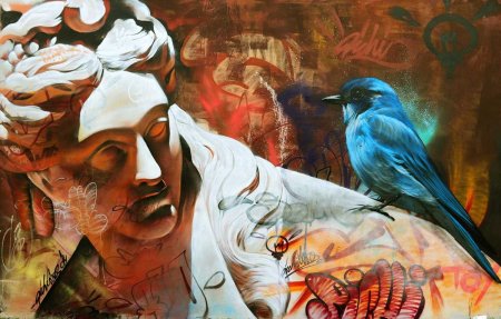 Уличное искусство арт дуэт Pichi avo