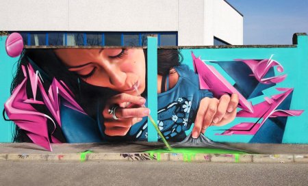 Street-Art художник Каиффа