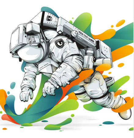 Космонавт иллюстрация