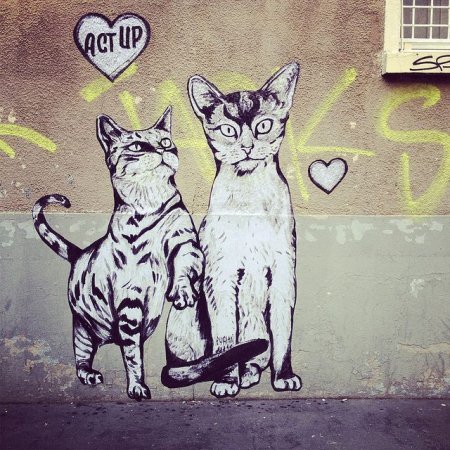 Уличные коты рисунки