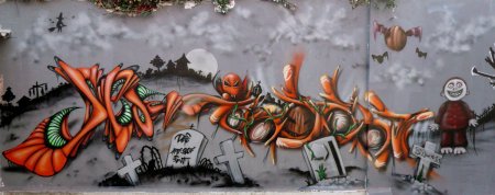 Граффити Halloween