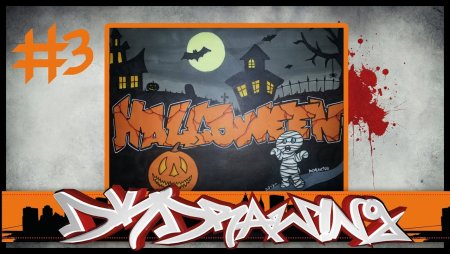 Happy Halloween Graffiti