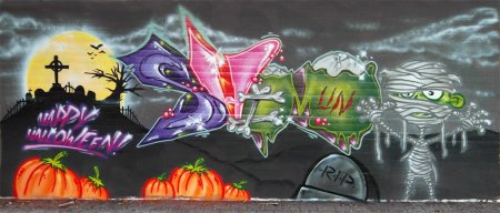 Граффити к Хэллоуину