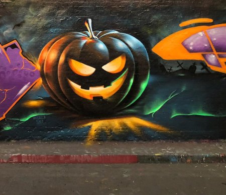 Граффити Хэллоуин