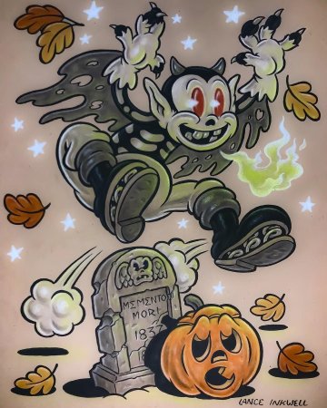 Граффити Хэллоуин