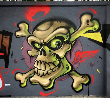 Граффити Хэллоуин