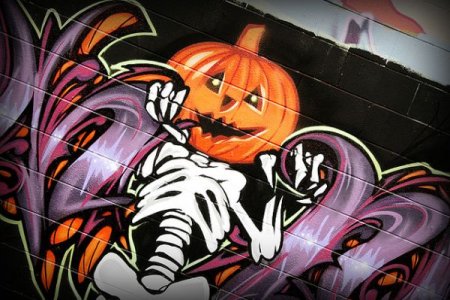 Граффити Хэллоуин