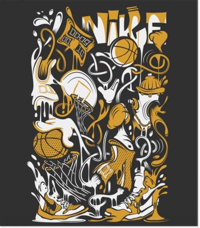 Баскетбол граффити