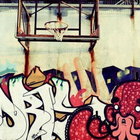 Граффити в стиле баскетбол