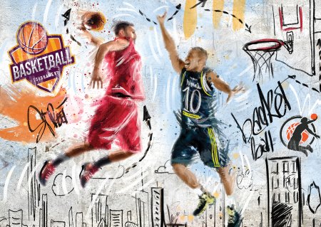 Баскетбол граффити