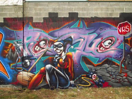 Персонажи в стиле граффити