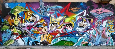 Обои в стиле граффити