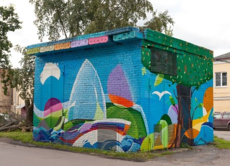 Гатчина граффити трансформаторная подстанция