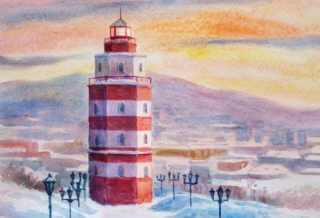 Маяк-мемориал в Мурманске