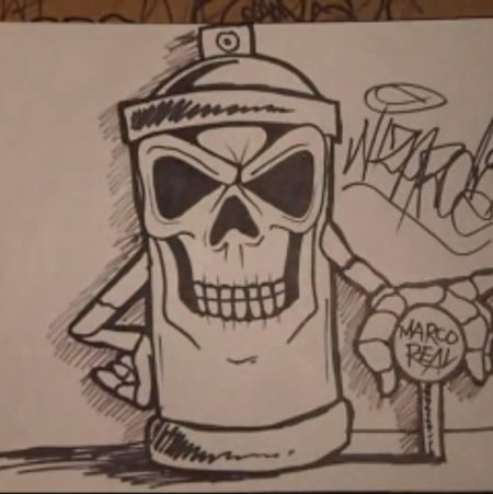 Граффити на бумаге для начинающих