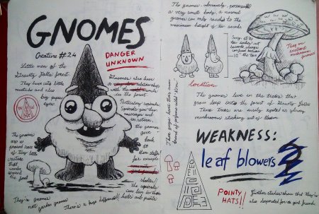 Дневник Гравити Фолз Гномы