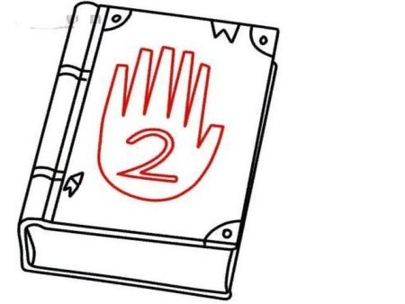 Раскраска из Гравити Фолз дневник 3