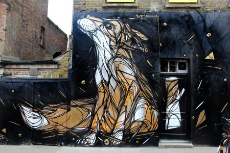 Лиса в уличном стиле