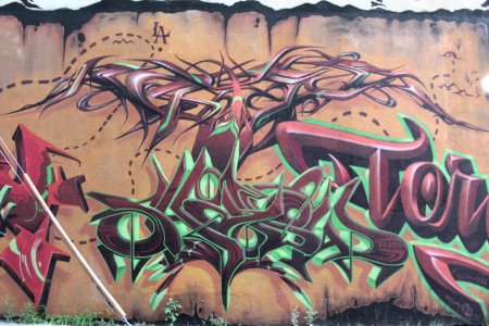 Монстры в стиле граффити