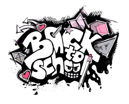 Надписи на стенах граффити