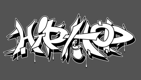 Надпись хип-хоп граффити