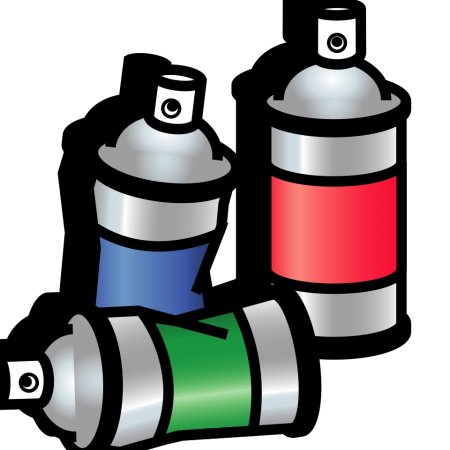 Баллончик с краской арт