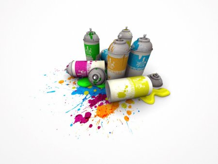 Баллончик с краской для граффити