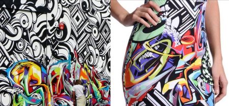 Принты в стиле граффити