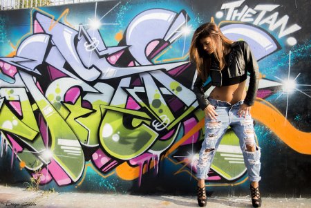 Фотосессия в стиле граффити