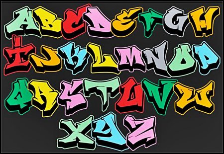 Граффити шрифты