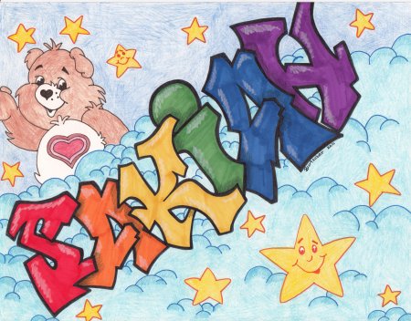 Граффити Диана