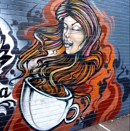 Граффити красивых девушек
