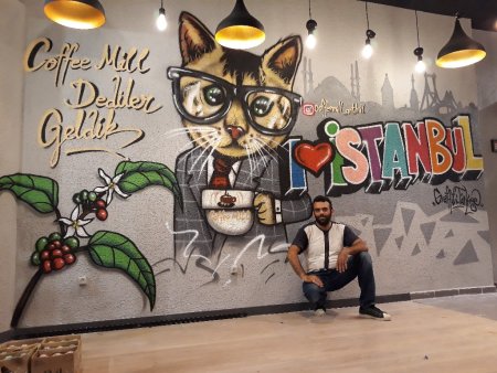 Граффити кофейня