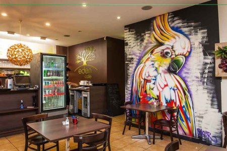 Роспись стен в кофейне