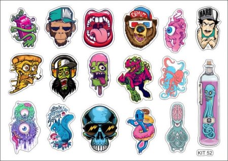 Маленькие крутые наклейки