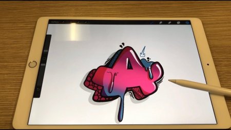 Граффити на планшете