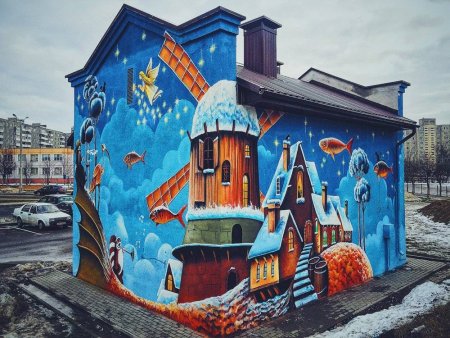 Роспись фасадов зданий