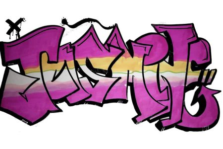 Рисунки карандашом граффити имена