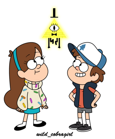 Персонажи из мультика Гравити Фолз