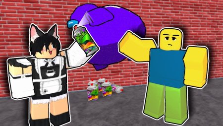 Рисунки в Spray Paint РОБЛОКС