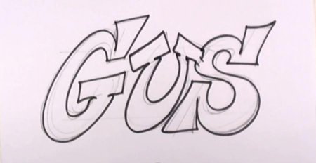 Надписи простым карандашом