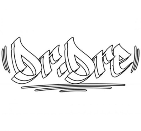 Рисунки карандашом граффити