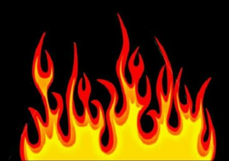 Граффити огонь