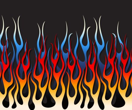 Стилизованные языки пламени