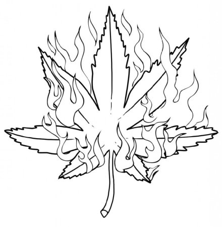 Рисунок огня для срисовки