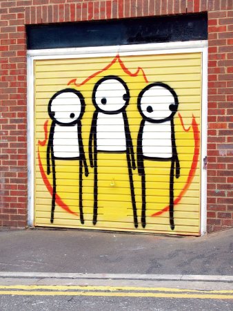 Граффити белка