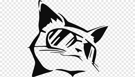 Белый кот граффити