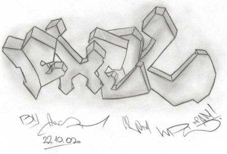 Лёгкие граффити