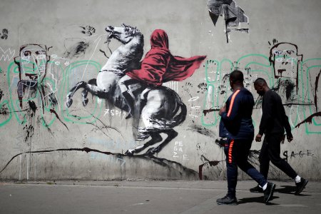 Стрит-арт художник Бэнкси