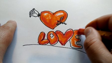 Сердце рисунок граффити